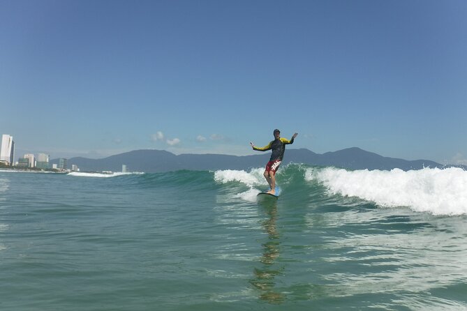 Surf Lessons - Into the water at My Khe Beach